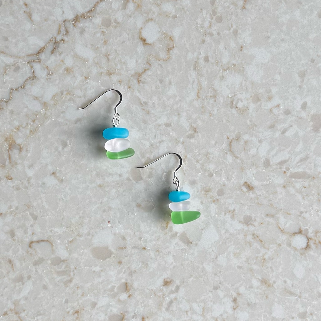 Nwot Tuckernuck Seaglass Earrings